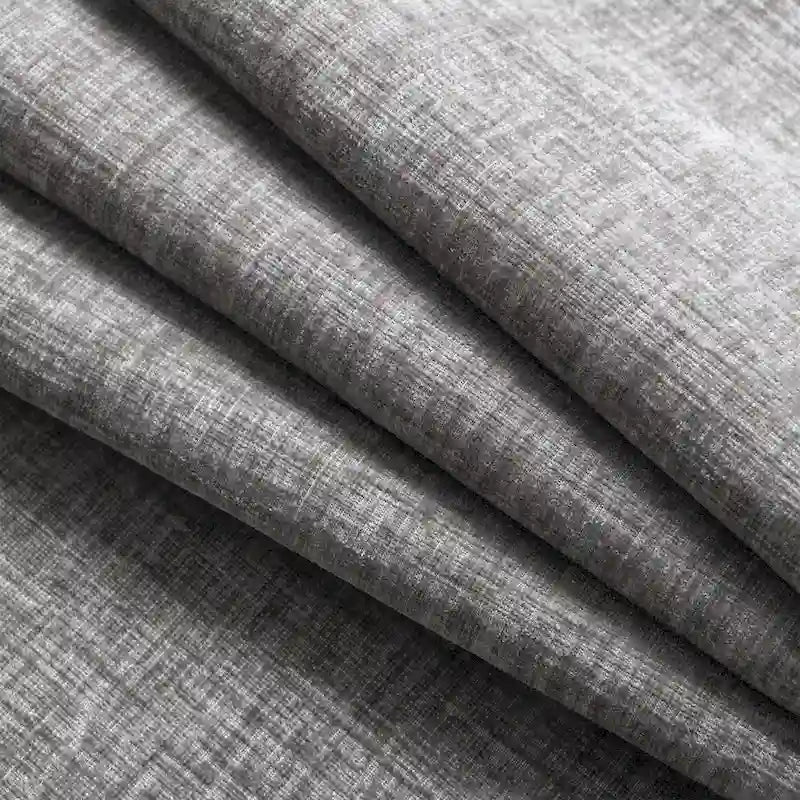 Canapé-lit modulaire moderne 6 places en velours chenille avec ottomane
