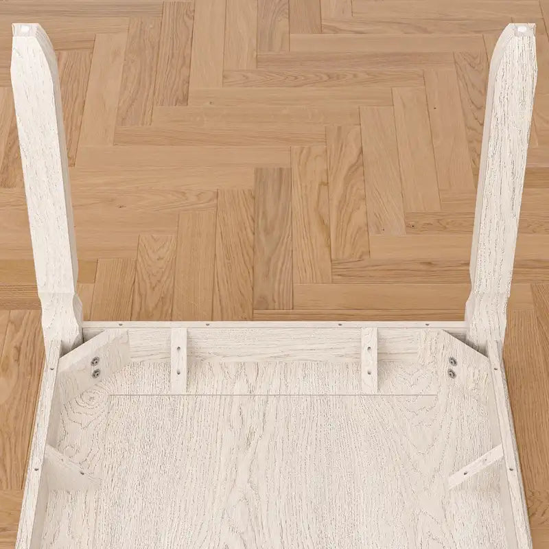 Table de salle à manger en bois massif gris, pieds carrés, 4 à 6 places