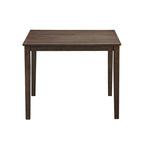 Ensemble de salle à manger carré, Marron/Chêne/Marron foncé, 5 pièces (4 personnes)