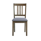 Ensemble de salle à manger carré, Marron/Chêne/Marron foncé, 5 pièces (4 personnes)