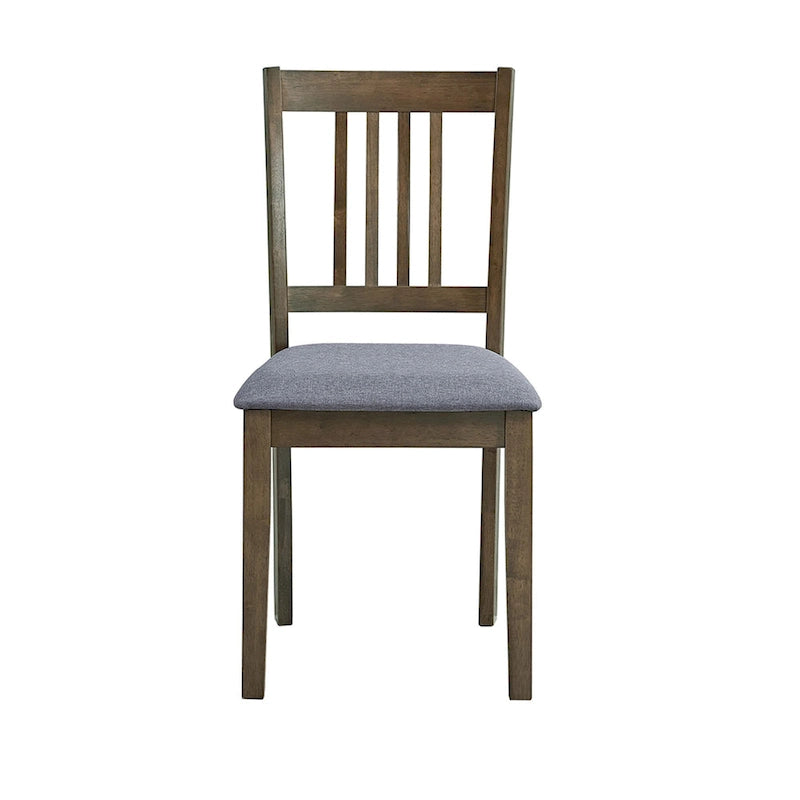 Ensemble de salle à manger carré, Marron/Chêne/Marron foncé, 5 pièces (4 personnes)