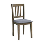 Ensemble de salle à manger carré, Marron/Chêne/Marron foncé, 5 pièces (4 personnes)