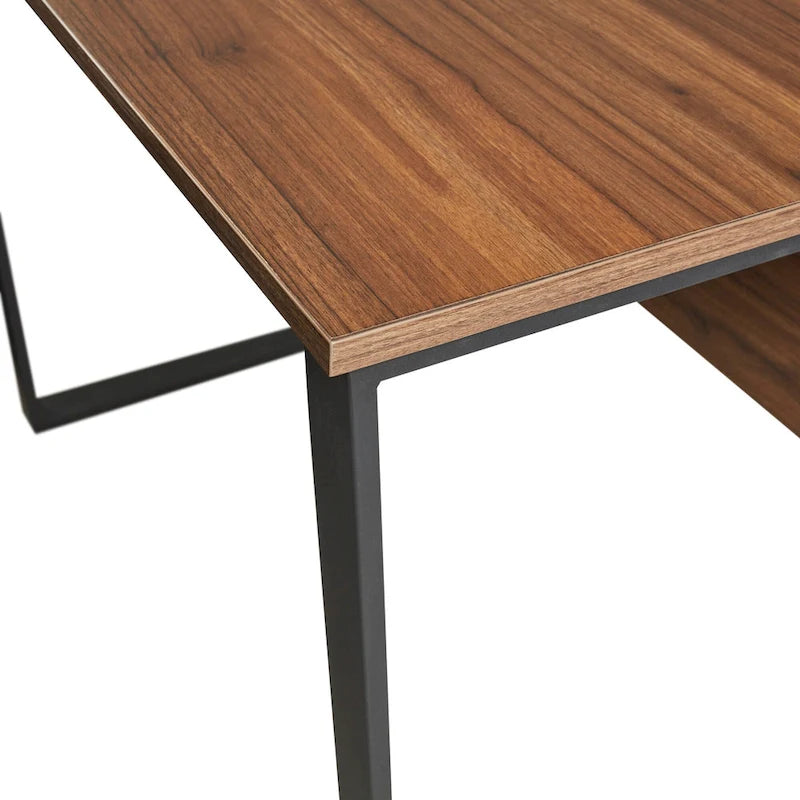 Bureau informatique 510 Design Carlyle de 38 pouces avec pieds en métal