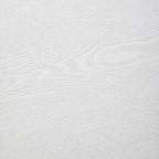 Table basse ovale – Bois naturel / Noir / Noyer / Blanc | Milieu du siècle moderne | Base en acier