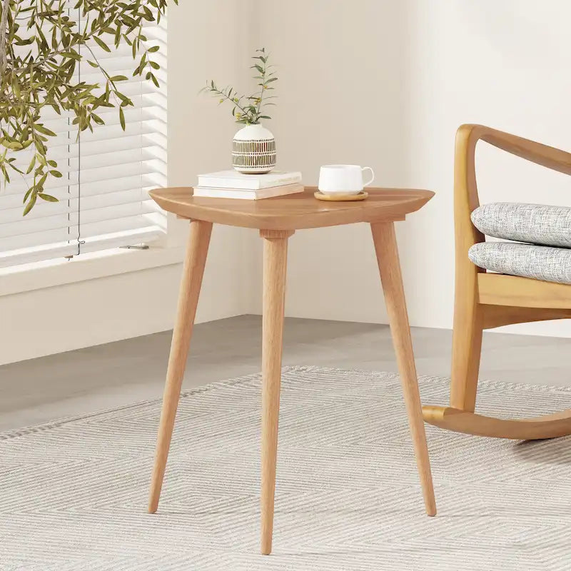 Table d'appoint en bois Naja Mid-Century de Christopher Knight Home - 20 L x 20 l x 22,75 H