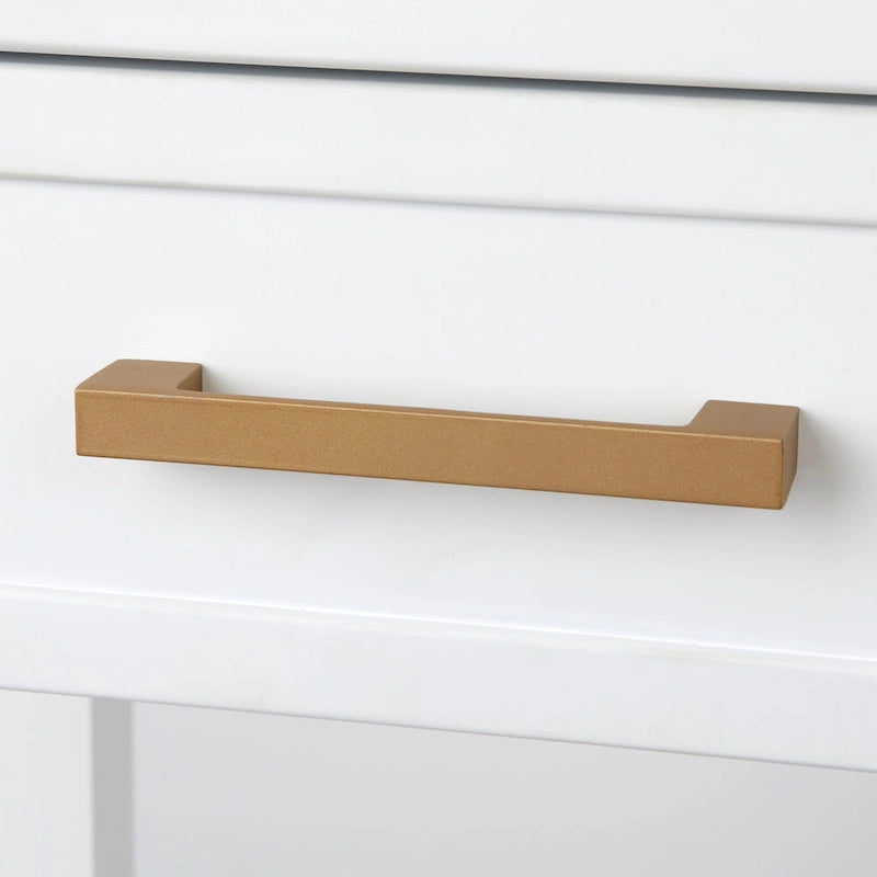 Table d'appoint mi-siècle blanche avec tiroir et étagère