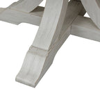 Ensemble de 5 pièces de table sur pied blanc antique « Farmhouse Reimagined »