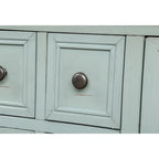 Buffet commode de style rétro en bois avec étagère inférieure, facile à assembler, pour salon, cuisine, entrée