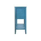 Buffet commode de style rétro en bois avec étagère inférieure, facile à assembler, pour salon, cuisine, entrée