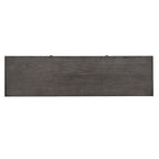 Meuble TV vieilli gris anthracite – Style rustique, convient aux TV jusqu'à 183 cm