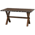 Ensemble de salle à manger 4 pièces en bois massif Simple Living Mandeville avec banc
