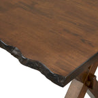 Ensemble de salle à manger 4 pièces en bois massif Simple Living Mandeville avec banc