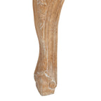 Fauteuil d'appoint Camelback 1 place en lin naturel et chêne