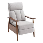 Fauteuil à accoudoirs en bois