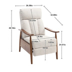 Fauteuil à accoudoirs en bois