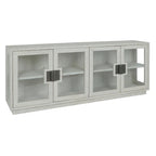 Bahut Classic Home Larson 90 en pin recyclé et verre