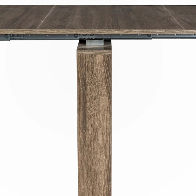 Console extensible marron, 1 à 10 personnes