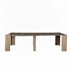 Console extensible marron, 1 à 10 personnes